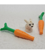LEGO Bunny Rabbit White Minifigure Carrots Spring Easter - $141.61 MXN
