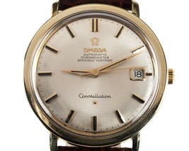 Omega Ω Men&#39;s Gold-Plated Constellation Chronometer Automatic Watch 168.004 - £2,620.55 GBP