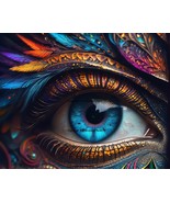 Digital Art, Astral Meditation Inspired, Digital Download, Wallpaper, Printable - $1.29