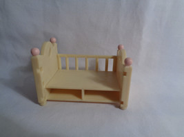 Epoch Sylvanian Families Dollhouse Crib Baby Nursery Furniture - As Is - $4.89