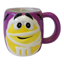 Halloween Mug &#39;Yellow Mummy&#39; M&amp;M Ceramic Coffee Cup Mug :-) - $12.00