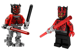 2pcs Star Wars Crime Lord Darth Maul Minifigure Building Blocks Toys Gifts - £3.68 GBP