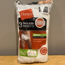 Hanes ComfortFlex Fit Mesh Tagless Briefs 3-Pack 3XL White 2014 - $16.82