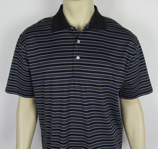 Peter Millar Polo shirt Golf short sleeve casual athletic Striped Mens S... - $19.75