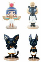 Weegyptians Isis Bastet Anubis Sekhmet Egyptian Deities Figurine Collectible Set - £38.74 GBP