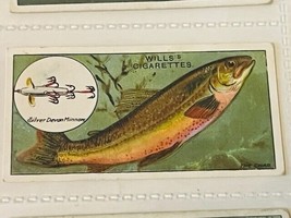WD HO Wills Cigarettes Tobacco Trading Card 1910 Fish &amp; Bait Lure Chat #... - $19.69