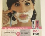 2012 No No Hair Print Ad Advertisement pa11 - £5.53 GBP