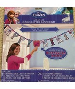 Frozen Elsa/Anna 10&#39; Jumbo Letter Banner Kit New - £7.55 GBP