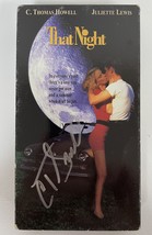 C. Thomas Howell Signed Autographed &quot;That Night&quot; VHS Movie - £31.45 GBP