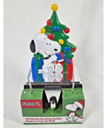 Peanuts Christmas Stocking Holder Snoopy 2016 Kurt Adler UNUSED - $469.26 MXN