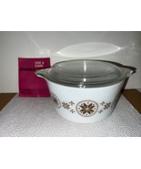 Vintage Pyrex Ware Country #473 1 Qt Casserole Dish With Lid 470-C - $38.24 CAD