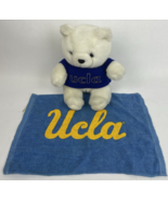 UCLA Teddy Bear Plush Mini Stuffed Animal 10&quot; U C L A RARE College + Ral... - $40.60 CAD