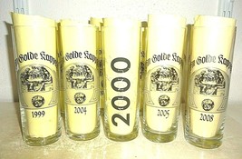 11 Zum Golde Kappes Cologne Koln Happy New Year Kolsch German Beer Glasses - £44.81 GBP