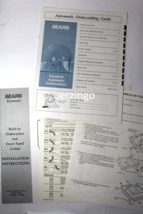 Sears Automatic Dishwashing Guide Owner Manual Vintage PREOWNED - £13.34 GBP