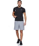 Under Armour Men&#39;s Streaker 2.0 Running Short Sleeve Shirt in Black-Size... - $28.97