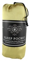 Sleep Pocket, Satin Travel Sleeping Bag Gold NOS Sears  43&quot; X 92&quot; - £18.59 GBP