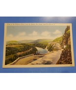 Vtg Linen Postcard Delaware River From Hawks Nest Rd, Sparrow Bush, NY - £3.89 GBP