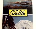 1941 Ticket to Seattle Vacation Wonderland Die Cut Advertising Travel Br... - $8.87