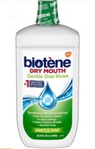 Biotene Dry Mouth Oral Rinse Gentle Mint Soothing Relieve 33.8oz-See pics** - $53.19