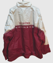 Oklahoma Sooners Vintage 90s NCAA Crimson Big 12 OU Zip Fleece Lined Jacket 2XL - £29.04 GBP