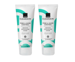 Avon Clearskin Pore &amp; Shine Control Smooth Exfoliating Scrub Pack of 2 x... - $477.79 MXN