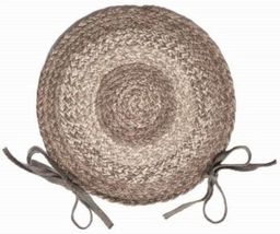 IHF Home Ashwood Braided Jute 4-PC Round Chair Seat Pad Set - $50.00