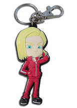 Dragon Ball Z Super Android 18 SD PVC Key Chain Anime Licensed NEW - £7.56 GBP