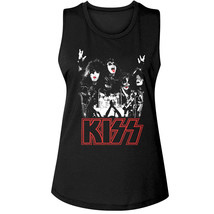 Kiss Gold Concert Women&#39;s Tank Heavy Metal Rock Band Album Tour Merch - £22.69 GBP+