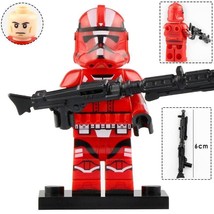 Red Fist Squad (Hemosiderosis Corps) Star Wars Minifigure Building Toys - £2.34 GBP