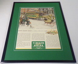 1951 Timken Axles Detroit MI Framed 11x14 ORIGINAL Vintage Advertisement - $49.49