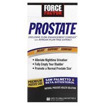 Force Factor Prostate Natural Prostate Health Solution 60 Softgels - $13.99