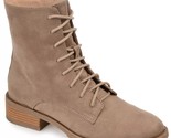 Journee Collection Women Classic Combat Boots Vienna Size US 12 Taupe Brown - £23.53 GBP