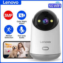 Lenovo 3MP 5G WiFi PTZ IP Camera Smart Home Color Night Audio Wireless S... - £22.89 GBP+