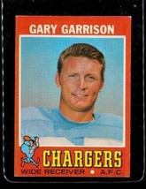 Vintage 1971 Topps Tcg Football Trading Card #172 Gary Garrison Chargers - £7.86 GBP