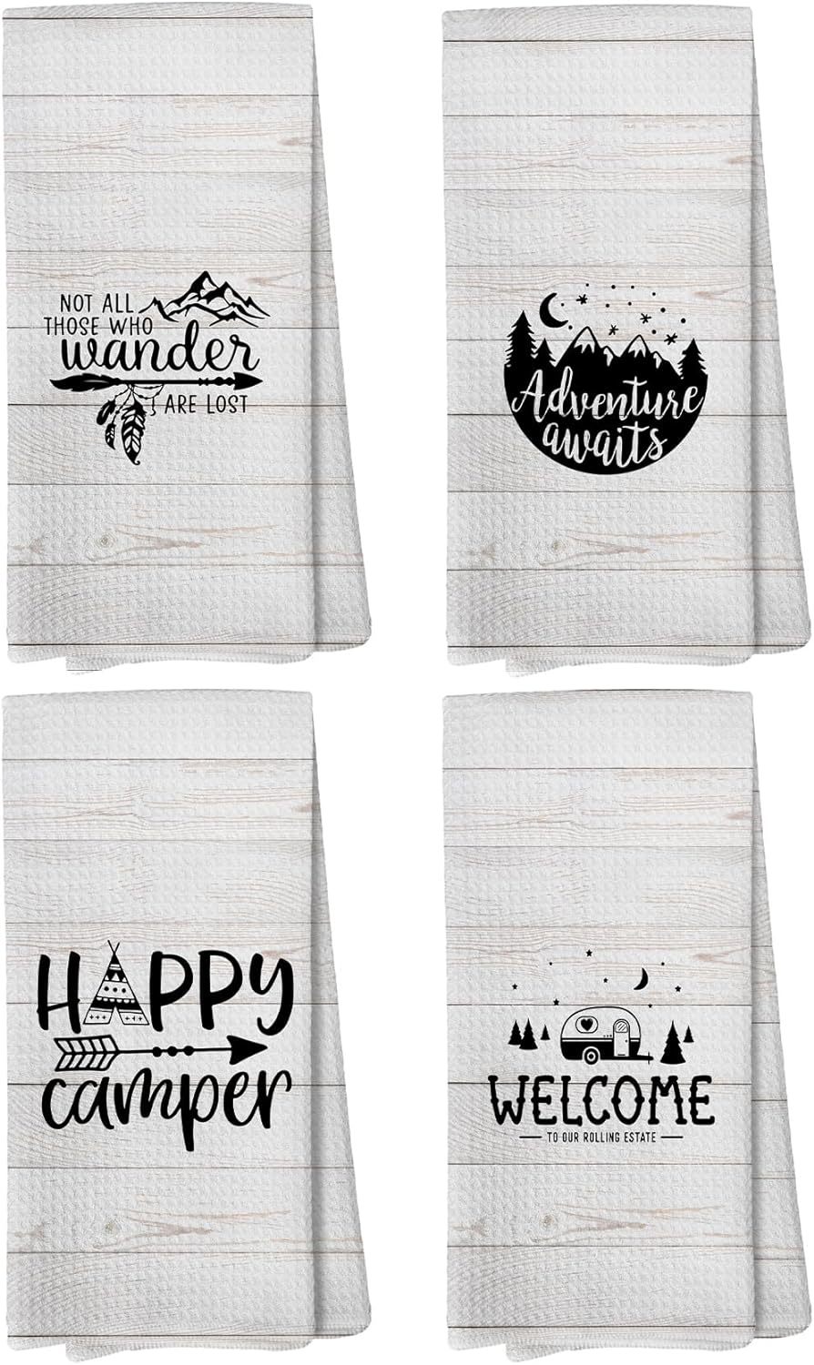Camping Kitchen Towels,Camping Dish Towels,Camping Gifts For Women Men,Rv - $32.99