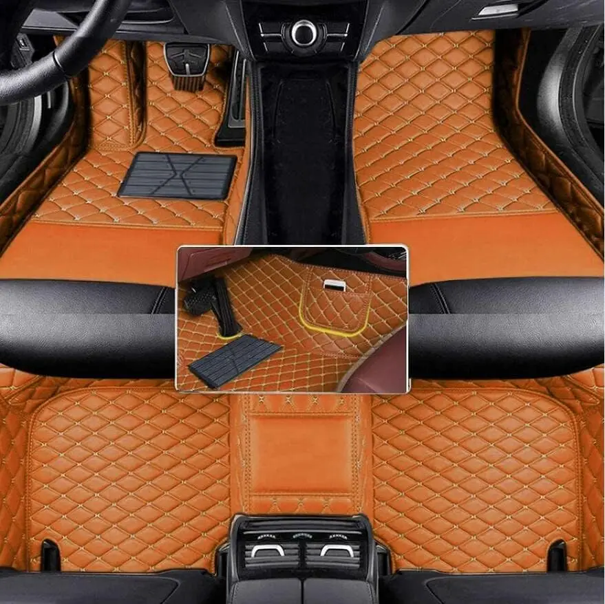 Customized Artificial Leather Car Floor Mat For VW Saveiro Cross G5 5U 2009~2017 - £68.88 GBP+