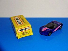 Matchbox Mid 1990s Release MB 38 Corvette Sting Ray III Purple Loose w/ Box - $2.97
