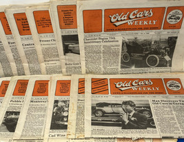 1986 Lot Of 12 Old Cars Weekly News &amp; Marketplace, 1904 Auburn, Hershey - £28.81 GBP