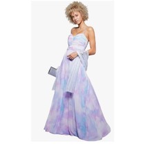 TRIXXI Juniors Size 7 Rainbow Embellished Spaghetti Strap Long Dress NWT... - $68.59