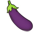 Eggplant Hard Enamel Pin - £7.98 GBP