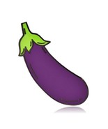 Eggplant Hard Enamel Pin - £7.80 GBP