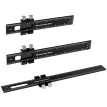 3pcs Woodworking Ruler Precision Ruler T Type Scribing Ruler With Slide ... - £26.84 GBP