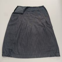 newCreation RN#114494 Women's Gray Side Zipper A-Line Skirt Size 36 (32×29) image 2