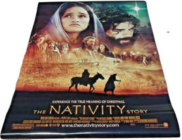 2006 THE NATIVITY STORY Original Movie Theater Banner Poster 48x70 Scuffing (15) - £47.54 GBP