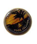 Pinback Hat Tie Shirt Lapel Cook Islands Rarotonga Sunrise Sunset - £4.71 GBP