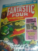 1974 Fantastic Four The Way It Began Book &amp; Record Set still sealed - £18.10 GBP