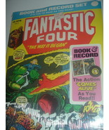 1974 Fantastic Four The Way It Began Book &amp; Record Set still sealed - £18.18 GBP