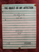 RARE Sheet Music The Object of My Affection Pinky Tomlin Coy Poe Jimmy Greer - £12.91 GBP