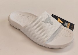 Under Armour UA Project Rock Slides SL 2.0 Brahma Bull Mens Size 8 White Sandals - £30.96 GBP