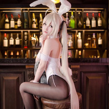 Anime In Solitude Kasugano Sora Cosplay Costume Sexy Bunny Girl Maid Outfit Set - £13.74 GBP